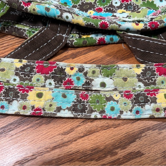 THIRTY ONE Retro Metro Tote Bag Windsor Bouquet Floral Multicolor Canvas Retired - Picture 7 of 10